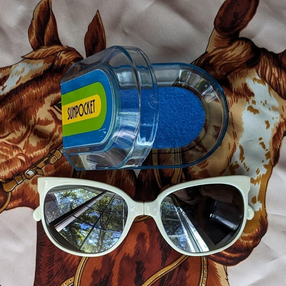 Sunpocket Foldable Sunglasses | Rare Vintage 80s
